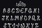 Liquid Chrome Iridescent - 3D Type, a Graphic by LarysaZabrotskaya (Thumbnail 2 of 9)