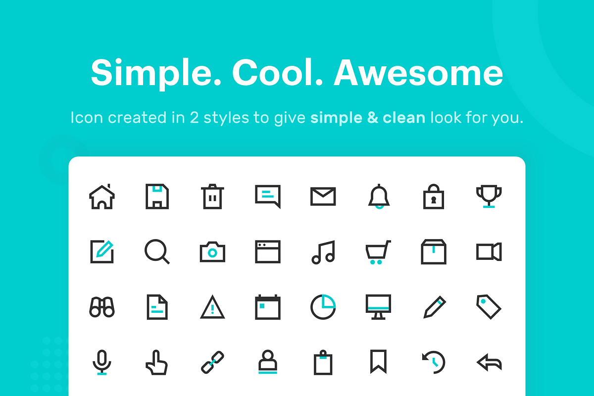 Antarmuka -  UI Element Iconset, a Templates & Theme by Designspace (Photo 3 of 7)