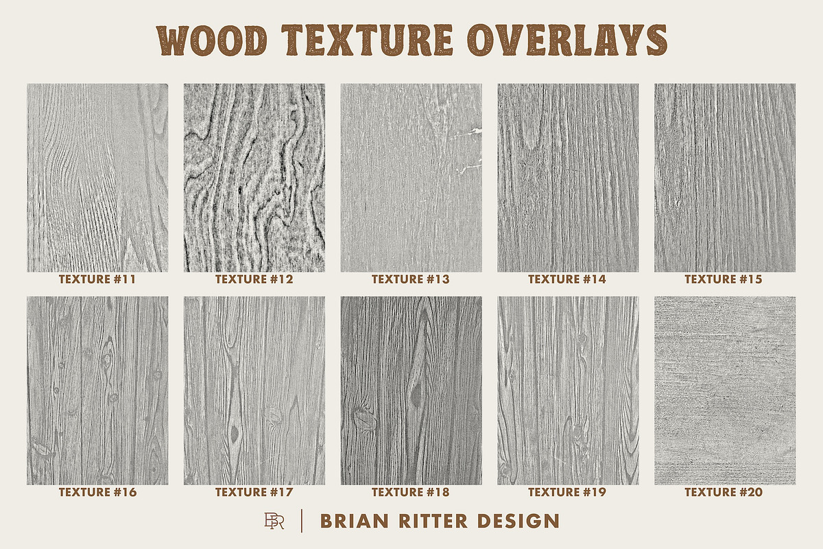 Wood Texture Overlays, a Texture Graphic by Brian Ritter Design (Photo 8 of 11)