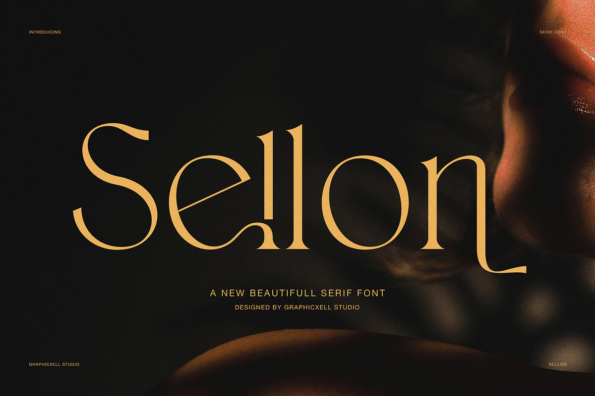 Sellon Elegant Serif Font, a Serif Font by Graphicxell (Photo 1 of 8)