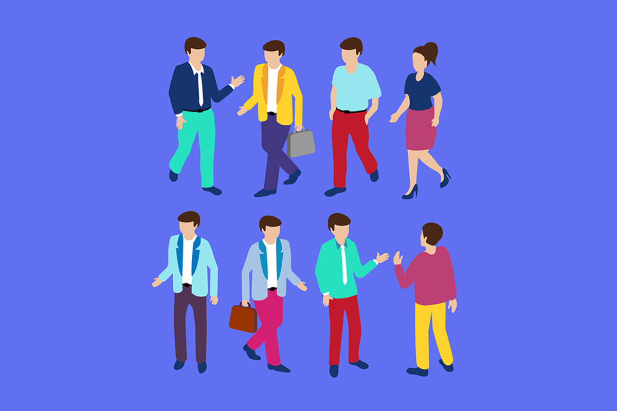 Isometric people business concept, a Person Illustration by AlexZeL (Photo 2 of 7)