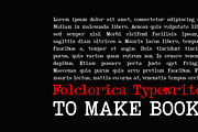 Folclorica Typewriter, a Serif Font by Intellecta Design (Thumbnail 4 of 5)