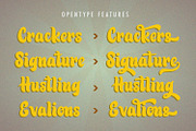 Patric Zihva - Retro Bold Script Fon, a Script Font by StringLabs (Thumbnail 5 of 15)