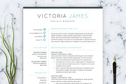 Modern Resume Template for Word, a Resume Template by SharpResumeFoundry