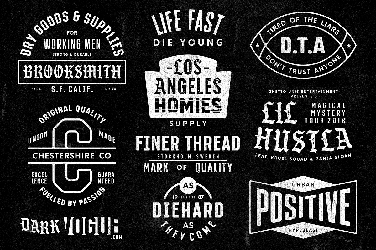 S&S GreyHood Font Bundles preview 4