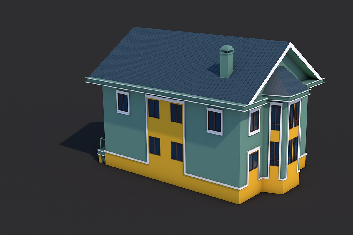 8 House Building and Swimming Pool, an Architecture 3D Model by multimedia4ds (Photo 4 of 25)