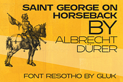 fonts family Resotho, a Sans Serif Font by glukfonts (Thumbnail 2 of 9)