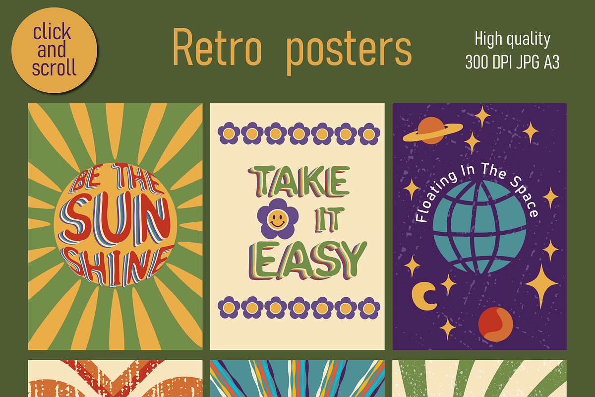 BIG RETRO COLLECTION, a Decorative Illustration by LogvinArt (Photo 4 of 12)
