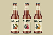 Glass Bottle Mockup Set, a Packaging Mockup by Mockups Planet (Thumbnail 4 of 5)