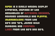 Nipok - Unicase Fancy Retro Display, a Font by Gravitype (Thumbnail 10 of 12)
