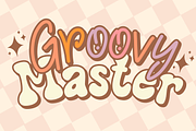 Groovy Master is a retro duo font, a Serif Font by Brown Cupple (Thumbnail 2 of 8)