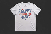 Happy Memorial Day Retro Embroidery, an Illustration by Purpose Ekbal (Thumbnail 2 of 3)
