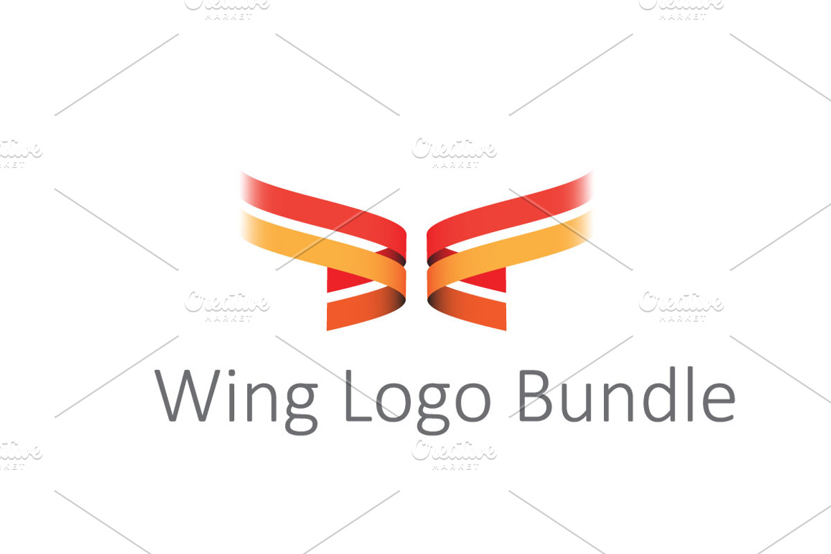 5 Wings Logo Bundle, a Branding & Logo Template by Sahade Studio (Photo 1 of 6)