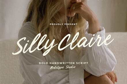 Silly Claire - Bold Handwritten, a Script Font by Bale Type