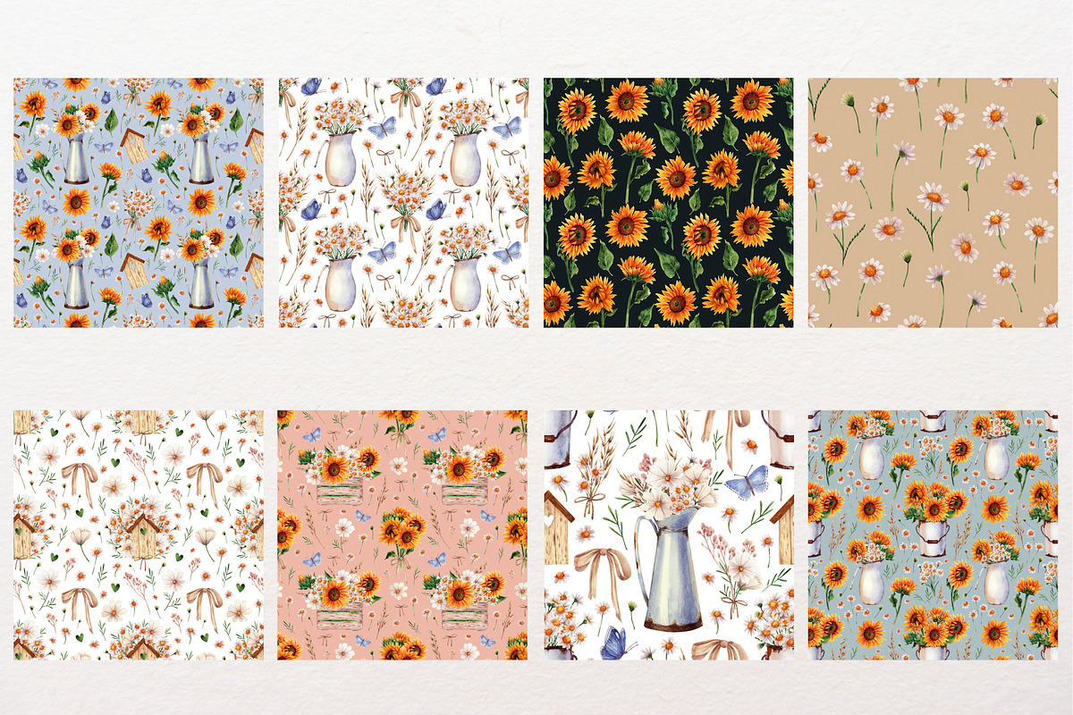 Sunflowers watercolor, a Decorative Illustration by a_ptichkina (Photo 4 of 5)