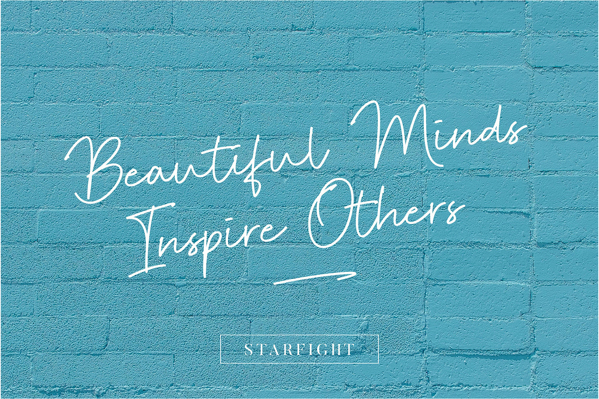 Starfight | Handwritten Font preview 3
