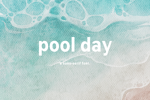 Pool Day | A Sans-Serif Font