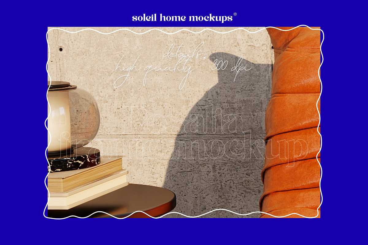 ROSALIA | Concrete Frame Mockup Set, a Household Mockup by SoleilHomeMockups (Photo 10 of 11)