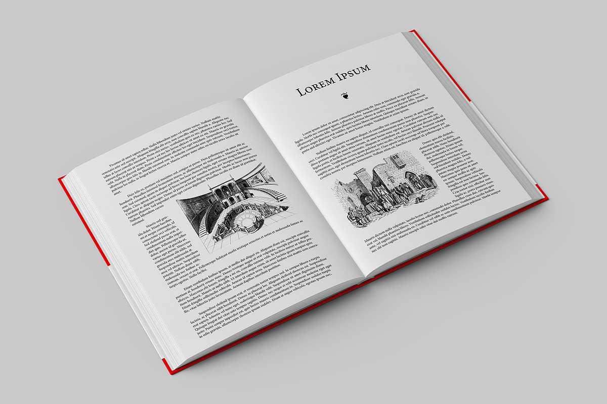 US Letter Book Mockup - 8 views, a Books & Magazine Mockup by Illusiongraphic (Photo 7 of 22)