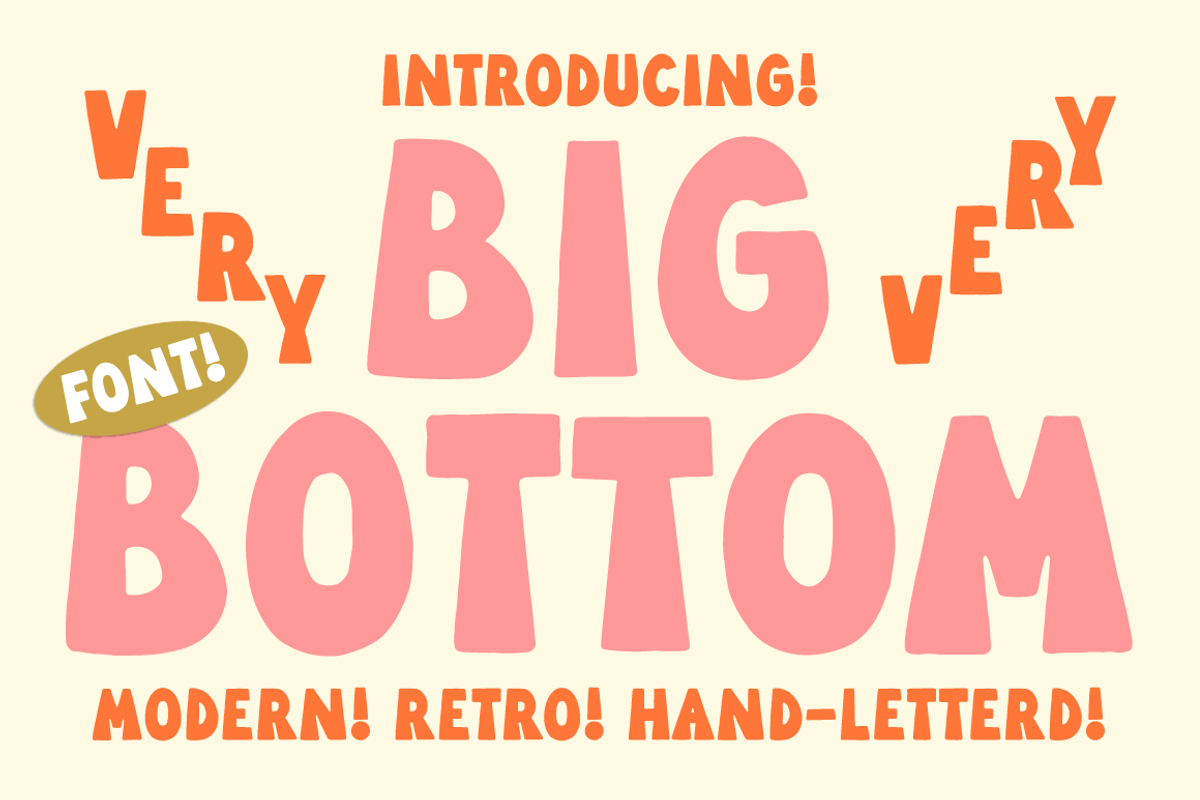 Very Font Family - Handmade Retro, a Sans Serif Font by Studio Funshop by Kelli (Photo 19 of 21)