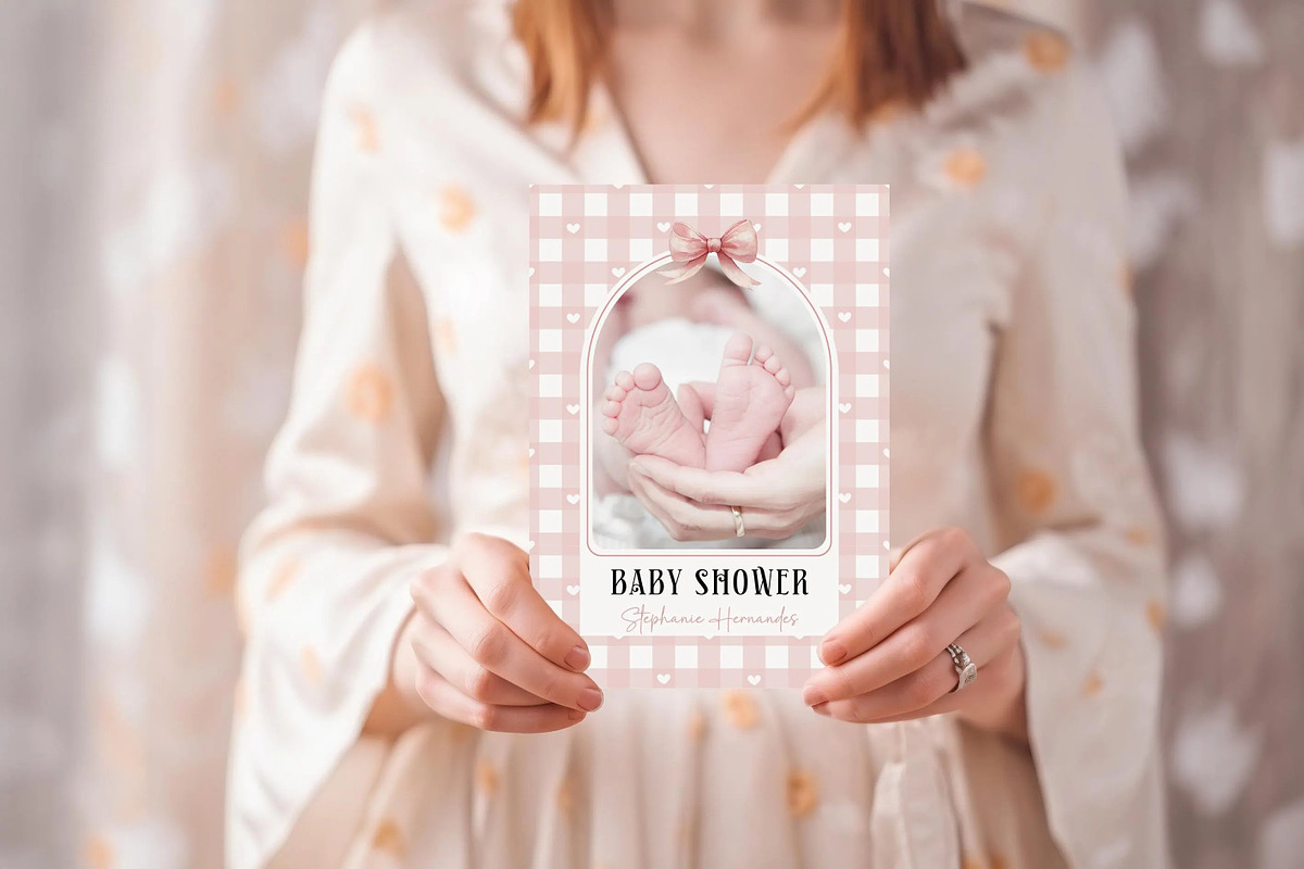 Baby Shower Invite Template Photo, an Invitation Template by LucaTheme (Photo 2 of 6)