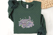 Watercolor Floral Sea Turtles, an Illustration by Watercolor design (Thumbnail 8 of 11)