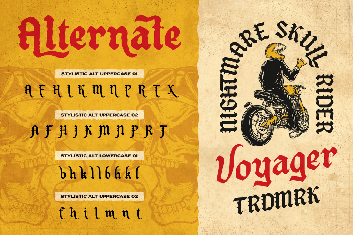 Reblade, a Blackletter Font by Artisan Themes (Photo 6 of 10)