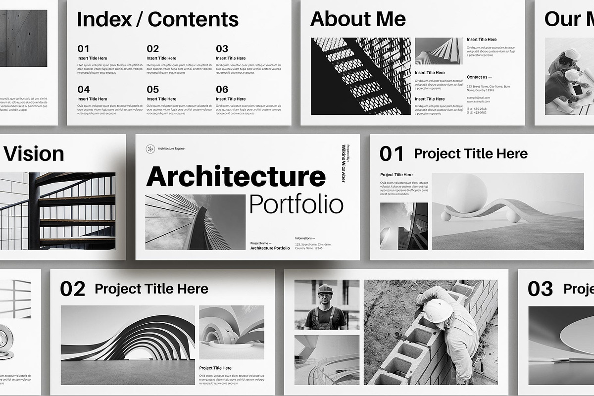 Architecture Portfolio Presentation, a Templates & Theme by E-Type (Photo 1 of 5)