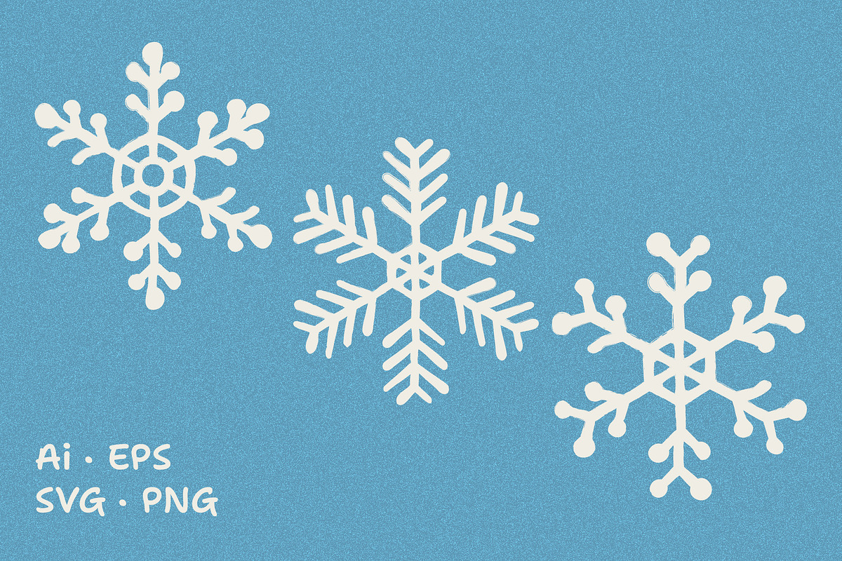 27 Hand Drawn Snowflakes, an Object Graphic by PixMarket (Photo 2 of 10)