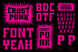 Crust Punk Display Font