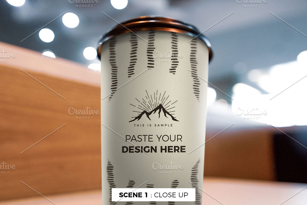 Coffee Cup Mockup Photorealistic, a Cups & Container Mockup by MockUpgrade (Photo 4 of 8)