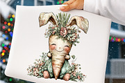 Whimsical easter carrot clipart, an Illustration by SinaCreation (Thumbnail 10 of 11)
