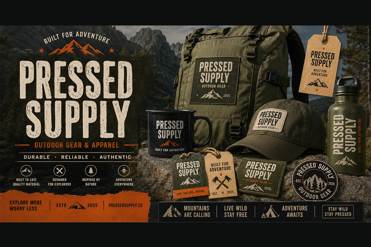 Pressed Supply, a Sans Serif Font by Art StoreID (Photo 9 of 10)