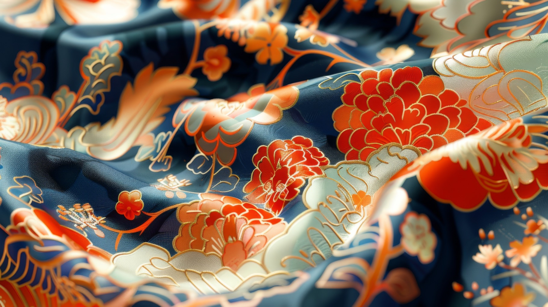 Asian fabric pattern, a Beauty & Fashion Photo by Handmadefont