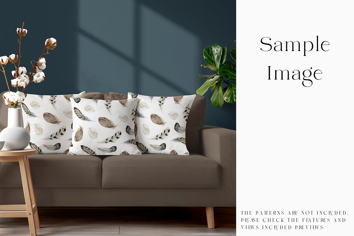 Throw Pillows Mockups, a Household Mockup by mock-ups (Photo 12 of 31)