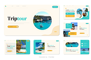 Vacation Holiday PowerPoint, a Presentation Template by Pixslides (Thumbnail 2 of 7)
