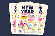 New Year Celebration Flyer, a Flyer Template by Gumico Studio. (Thumbnail 2 of 3)