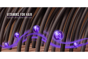 Scalp hair nourish control, a Healthcare Illustration by Buch&Bee