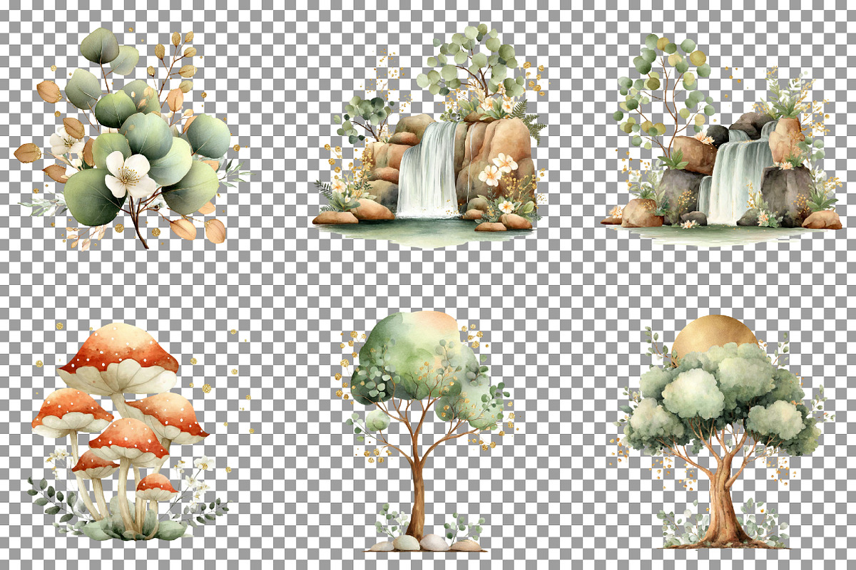 Cute Woodland Animal Clipart, an Illustration by Sublimation Artist (Photo 4 of 7)