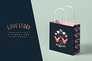 Love Story Gouache Illustration Pack, an Illustration by Laura Ingham (Thumbnail 8 of 14)