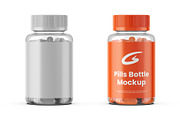 Pills Bottle Mockup, a Product Mockup by GraphicsPixel (Thumbnail 1 of 3)