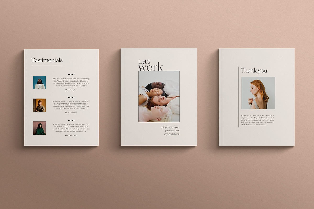 PERKY | Media Kit Canva Template, a Magazine Template by Sierra Creative Studio (Photo 7 of 10)