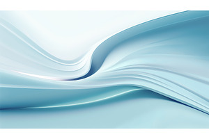 Smooth Light Blue Waves in, an Object Illustration by BazziBa♥