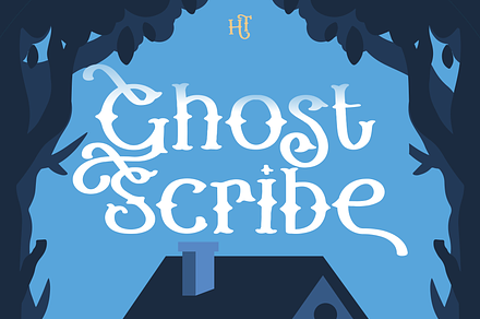 Ghost Scribe: Eerie Handwritten Font