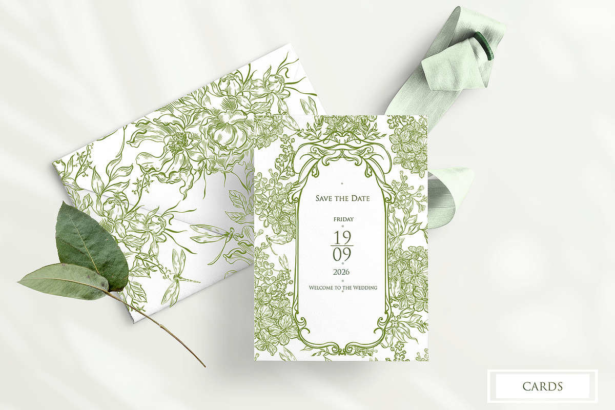 Graphic Pink&Green Wedding 2, an Object Graphic by Knopazyzy (Photo 5 of 14)