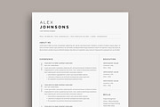 Resume, a Resume Template by paulresume (Thumbnail 1 of 2)