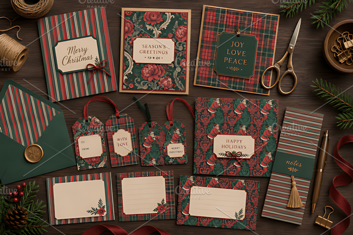 Seamless Christmas Patterns 2, a Background Graphic by Coco Bloom (Photo 3 of 4)