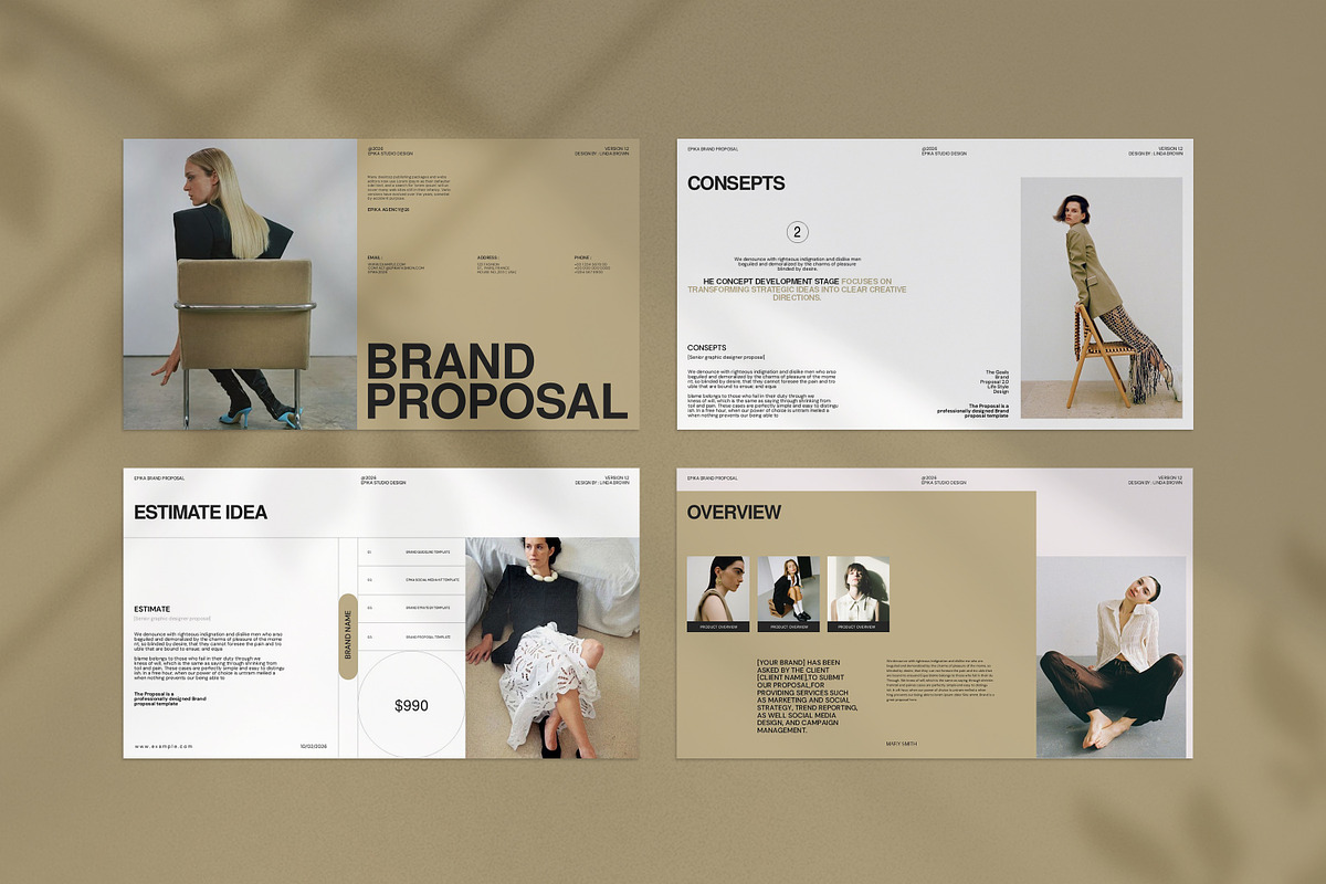 EPIKA | Brand Proposal, a Presentation Template by CreativexGenius (Photo 7 of 9)