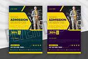 Admission Flyer Design, a Flyer Template by MxVect Stock (Thumbnail 1 of 3)
