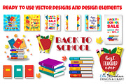 BACK to School Best Teacher Vectors, an Education Illustration by Almadrava (Thumbnail 3 of 3)